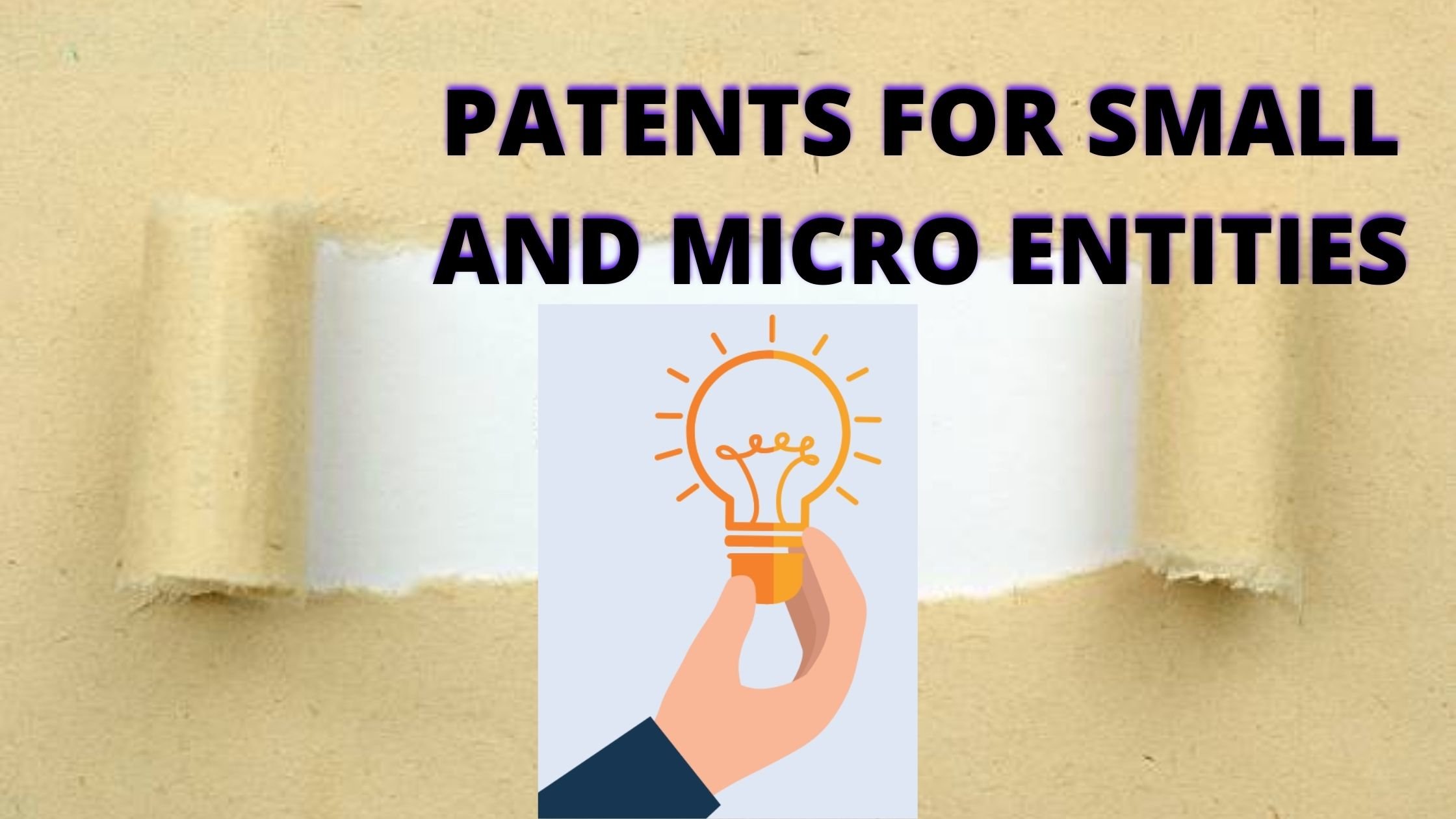 Patents for small and micro-entities