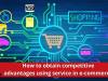 How to obtain competitive advantages using service in e-commerce