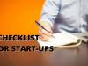 Intellectual Property Checklist for Start-ups