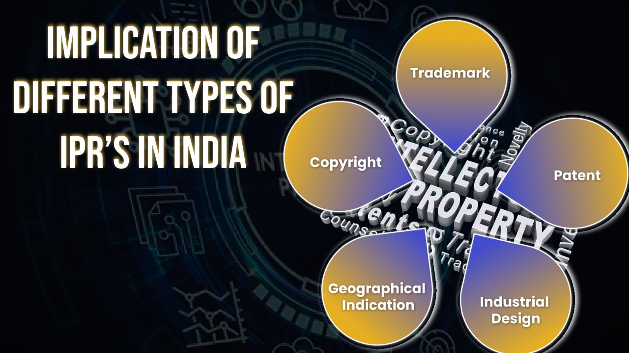   Implication of Different Types of IPRs In India
