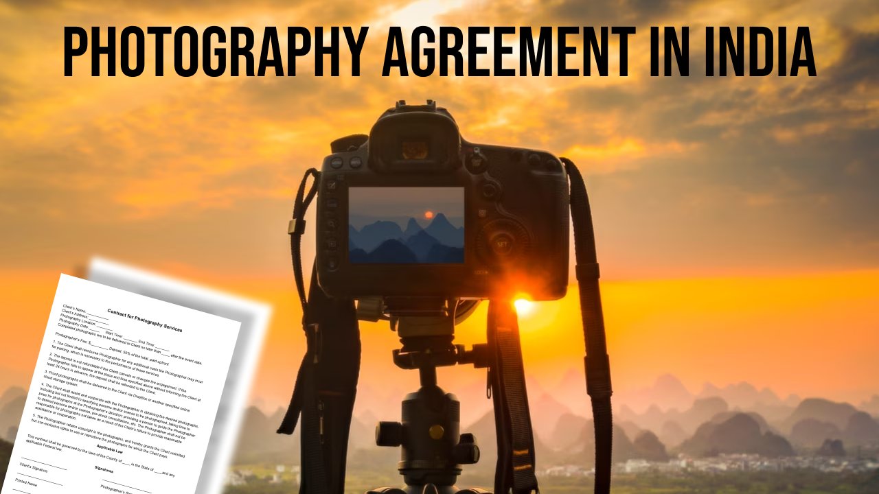 Photography Agreement in India