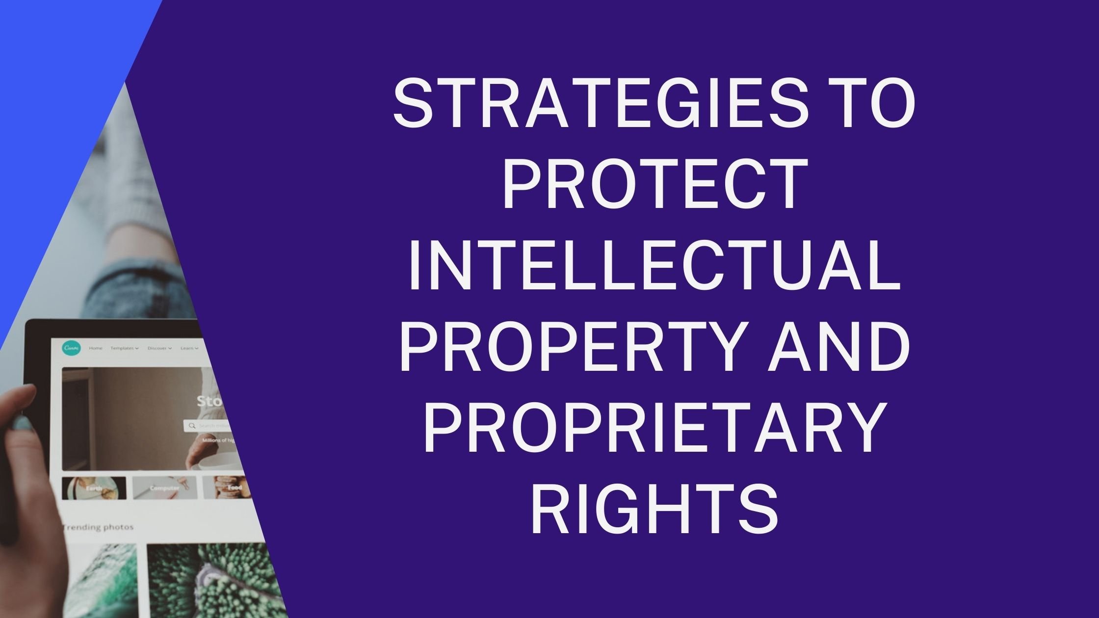 STRATEGIES TO PROTECT INTELLECTUAL PROPERTY AND PROPRIETARY RIGHTS